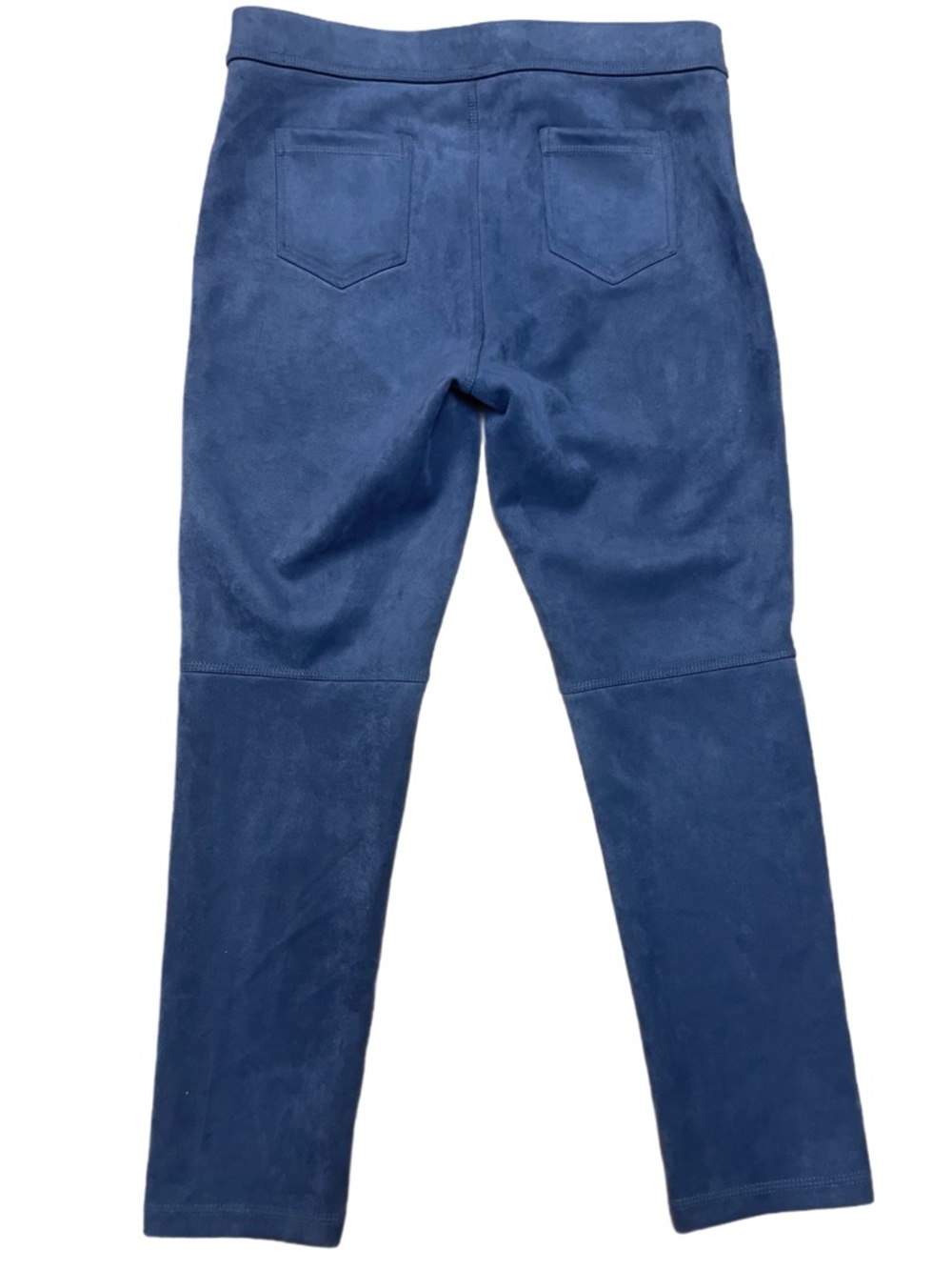 Marc New York Blue Faux Suede Leggings Pants Size Medium Stretch Pull-On - Picture 3 of 12